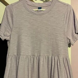 Old Navy lavender tshirt babydoll dress
